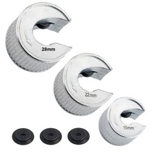 Pro Pipe Cutters + Spare Wheels - Metal Pipeslice Copper - 15mm 22mm 28mm