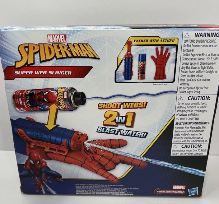 Hasbro Spiderman Super Web Slinger - B9764 for sale online