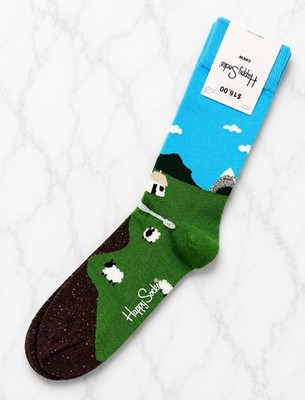 Happy Socks Little House On The Moorland Socken Größe 41-46 UVP 12 