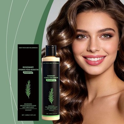 1X Organic-Rosemary Hair Growth Shampoo Unisex Hydrolyzed Keratin Shampoo 220 ml