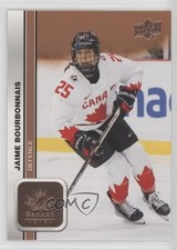 2023 Upper Deck Team Canada Juniors Women's WC Rose Gold Jaime Bourbonnais 09wc