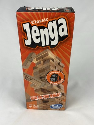 Jenga Game Wooden Blocks Hasbro Classic A2120 Age 6+