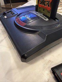 Sega Genesis Model 1 MK-1601 Console W/  Justice League,  Shaq Fu Game Tested
