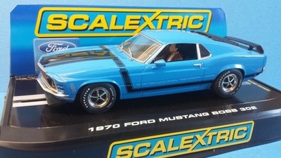 Scalextric C2976 1969 Ford Mustang Trans Am Boss 302 slot Car 1/32 SLOT CAR.