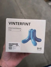 NEW Gustaf Westman X Ikea Limited Edition Blue Vinterfint Candle Holder 4" 
