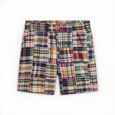 Polo Ralph Lauren Prepster Patchwork Madras Short Big Boy s Size 18 NWT