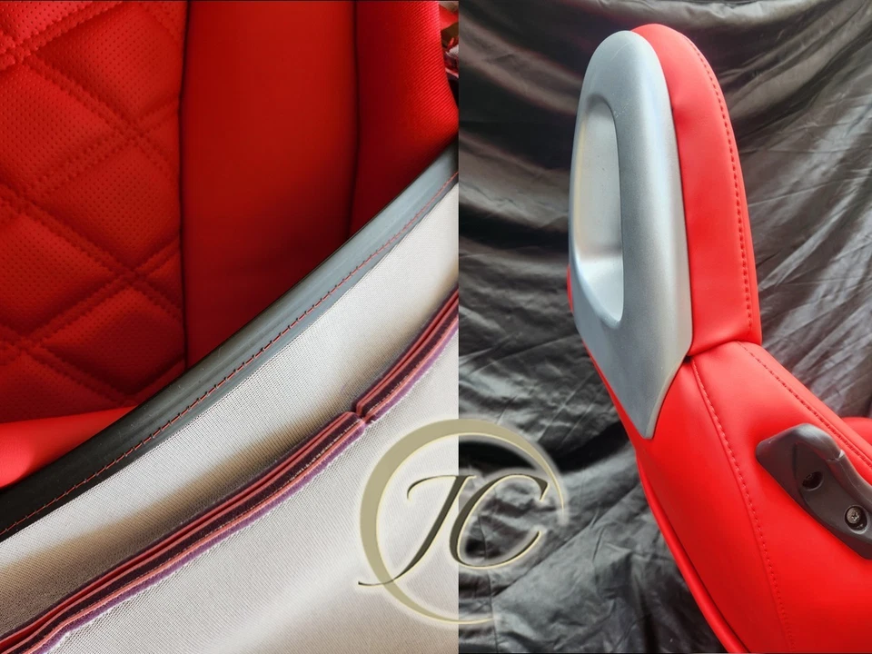 FUNDA ASIENTO CUERO HONDA S2000 ALCANTARA HECHA A MEDIDA Retapizado Reparación Foto 3 de 4