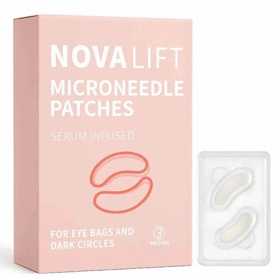 NOVALIFT MicroGlow Eye Patches,Under Eye Patchs Hyaluronic Acid Eye Mask for..