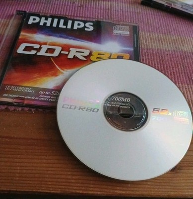 Philips CD Rohling 80 Minuten 700MB 1 Stück Neu