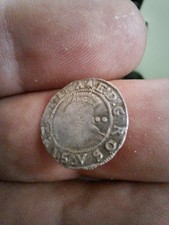 Nice Queen Elizabeth I Silver Halfgroat. mm Bell 1582-3