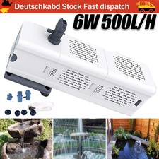 6W 500L/h Aquarium Innenfilter Aquarium Pumpe für Aquarium bis 200 Liter Filter