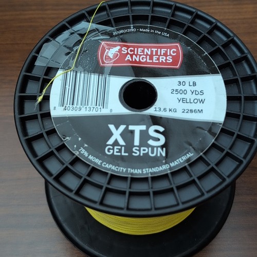Scientific Anglers XTS Gel Spun Fly Line Backing Bulk- 30# 800+ yds Yellow - Picture 4 of 4