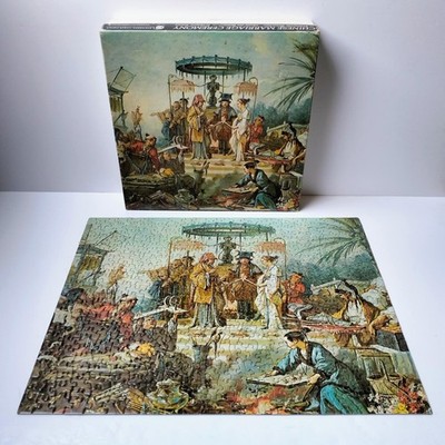 SPRINGBOK Chinese Marriage Ceremony Jigsaw Puzzle Francois Boucher 1969 Vintage