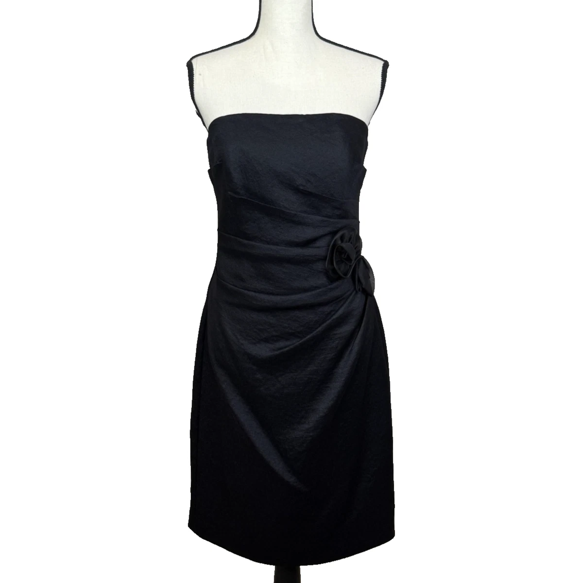 strapless open back dress Populous Dress (Blue) – ASHICO main image 0