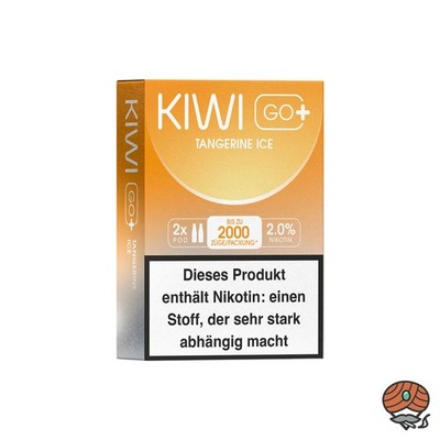 KIWI GO+ POD Tangerine Ice 20mg/ml Nikotin à 2 Pods