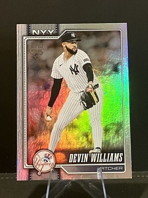 2026 TOPPS SERIES 1 RAINBOW FOIL DEVIN WILLIAMS YANKEES #239