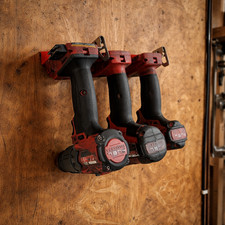 Fits Milwaukee M18 Triple Tool Wall Mount Holder Red 1 Organizer