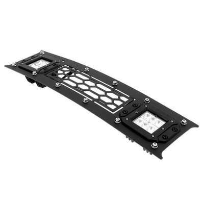 APS Black Mesh LED grille insert Fits 2018-2020 Ford F-150 Bumper