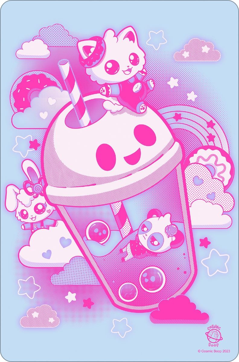 Cosmic Boop Soda Pop Greet Tin Card