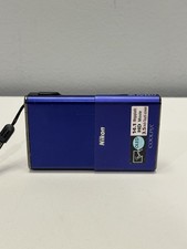 Nikon Coolpix S80 Blue HD Digital Camera Touchscreen w/ Original Battery