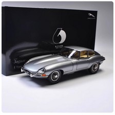 Kyosho 1/18 Jaguar E TYPE Metal Diecast Model Car Hobby Gifts Green/Black/Silver