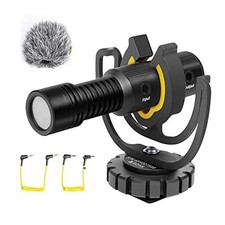 V-Mic D4 Mini Video Microphone 20mph Wind Rating,Runs of 1-5V from