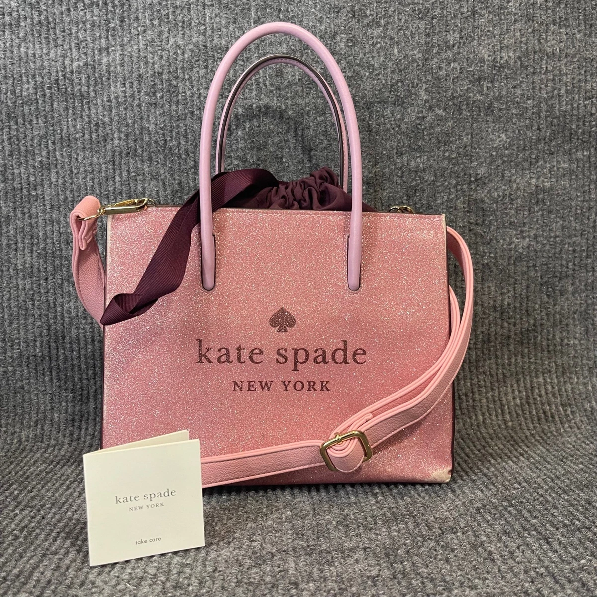 kate spade new york Glitter Tote Small Bags & Handbags for Women