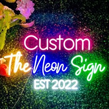 Custom LED Neon Signs for Wedding Bedroom Birthday Party Home Décor Persona