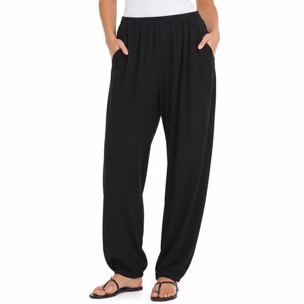 All in Motion Mens XL Black Athletic Jogger Pants Ankle Zip Activewear