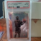 Topps 1996-97 Mystery Finest Michael Jordan #M14 Bordered PSA 8 Card