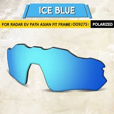 1.5MM POLARIZED Lenses for Oakley Radar EV Path Asian Fit OO9275, Ice Blue 