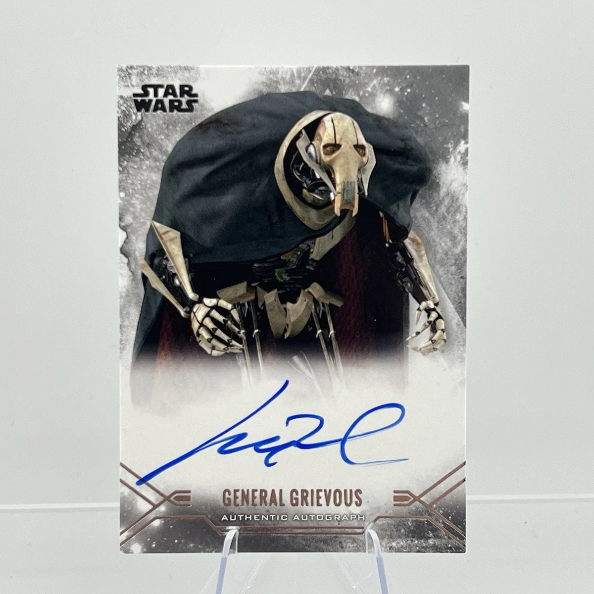 Topps General Grievous Star Wars Collectable Trading Cards for