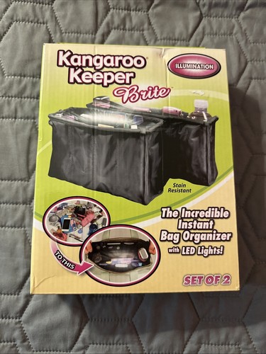 Kangaroo Keeper Brite Bag Organizer Set of 2- New, Illuminates - Picture 1 of 5