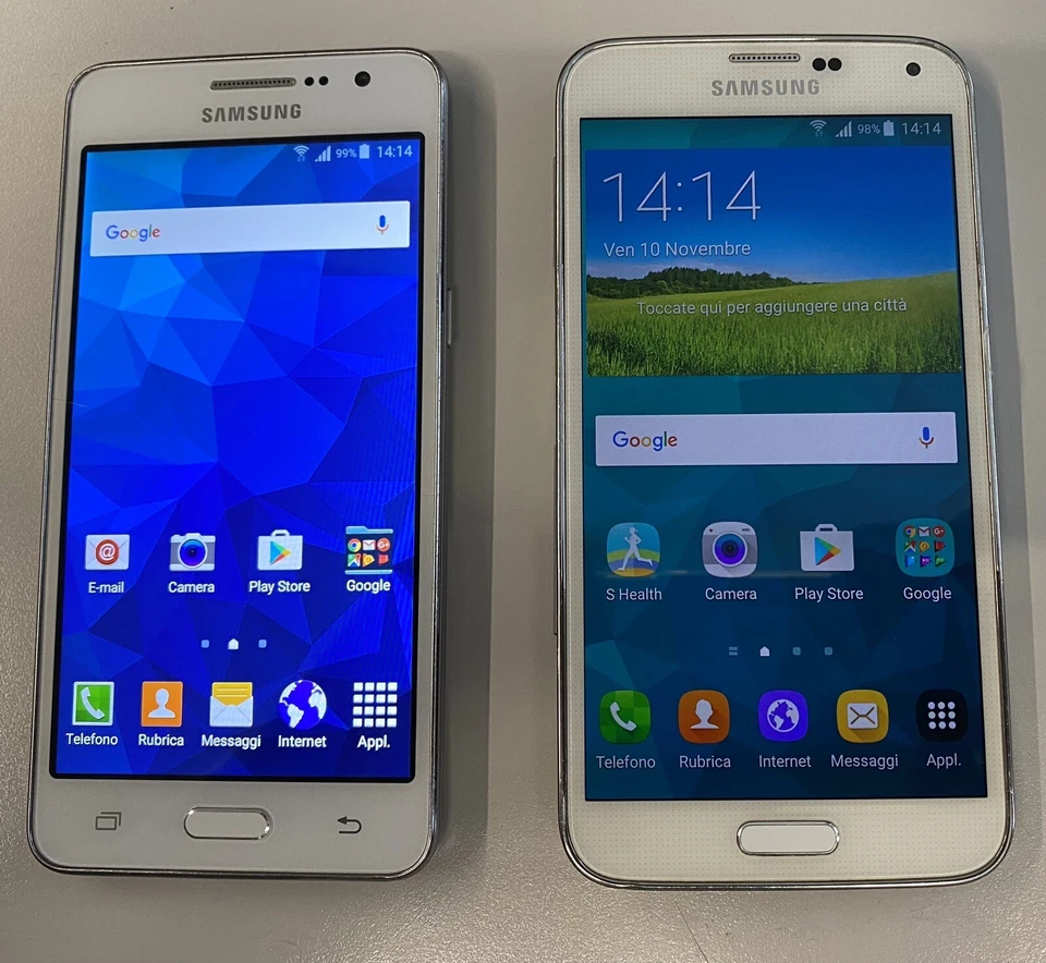 Lotto 4x Smartphone Samsung Galaxy S5 - J5 - Grand Prime - Note 1 - Immagine 2 di 4