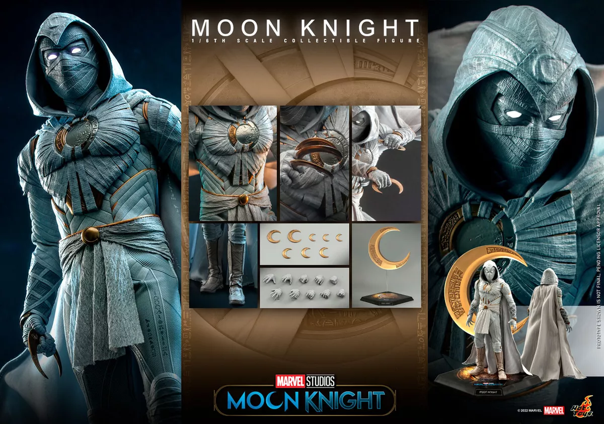 Hot Toys Marvel TMS075 Moon Knight 1/6 Scale Figure In Stock