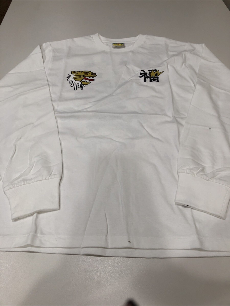 A Bathing Ape Long Sleeve Graphic Tee White L | eBay
