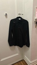 Men’s Alexander McQueen Harness Dress Shirt Size 16.5 - Black