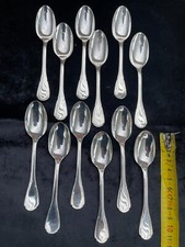 12 cucchiaini da caffè in alpacca argentata SAMBONET BAROQUE EPNS