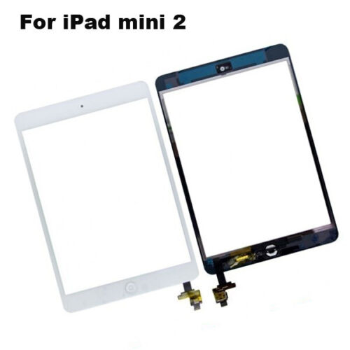 Do iPada mini 1/2 Wymiana przednia dotykowa digitizer Ekran Szkło + IC Przycisk Home - Zdjęcie 1 z 3