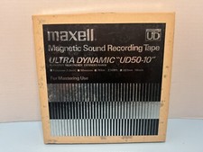 1 X Maxell Ud50-10 1/4" Recording Tape On Metal 10.5" Nab Hub Reel