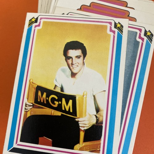 Lot Of (63) Near Complete 1978 Boxcar Vintage Elvis Presley Trading Cards 1-63 - Picture 2 of 7