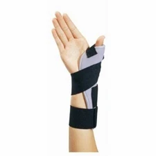 Thumb Splint ThumbSPICA Abducted Thumb Volara Foam Right Hand Black / Gray One S