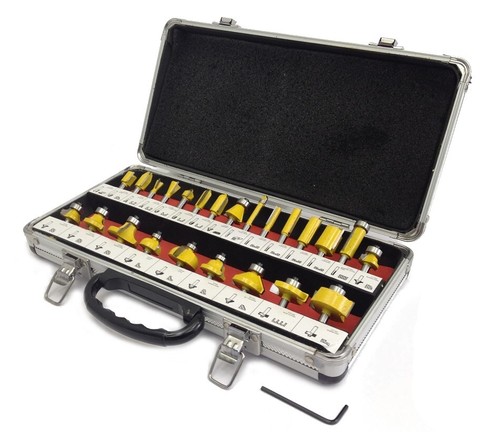 B-Stock 24 piece ROUTER BIT SET 1/4