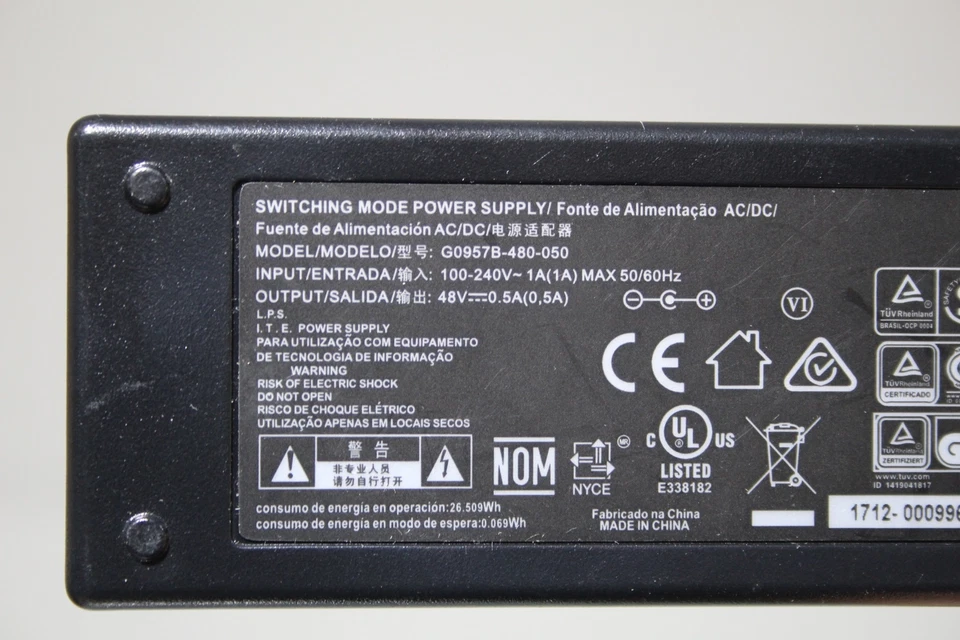 Switching Power Supply 48V 0,5A/ Model:G0957B-480-050 - Bild 4 von 4