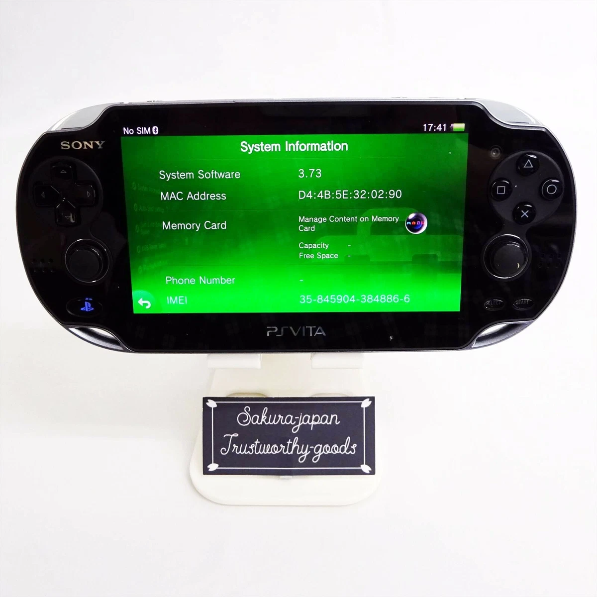 SONY PS Vita AB01 Crystal Black Wi-Fi 3G Wi-Fi Console only PSV | eBay