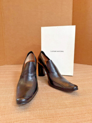 Vintage 1990's Costume National Black Leather Shoes | eBay
