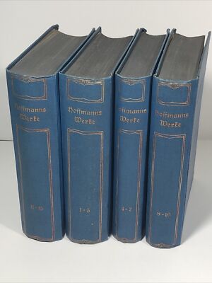 4 vols E.T.A. Hoffmann's Complete Works in German Sämtliche Werke German Classic