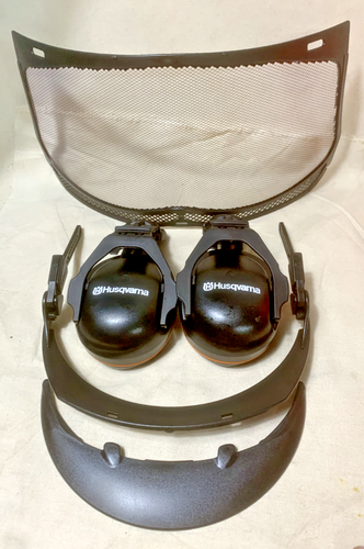 Husqvarna Type2 Forest Helmet Kit 5792440-01 Earmuffs and Mesh Visor Attached - Picture 6 of 13