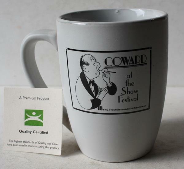 Noel Coward At The Shaw Festival 売れ筋ランキングも Ceramic Tea Great Profile Coffee Pose Mug お得なキャンペーンを実施中