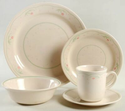 Vintage Corelle Calico Rose Add-on/Replacement Dinnerware (See Selection)